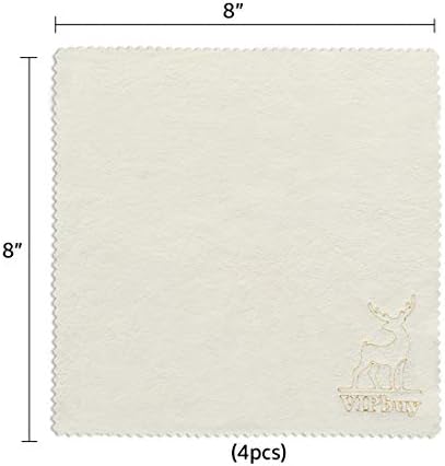 4 Pack Natural Chamois Cleaning Cloths - Image 2