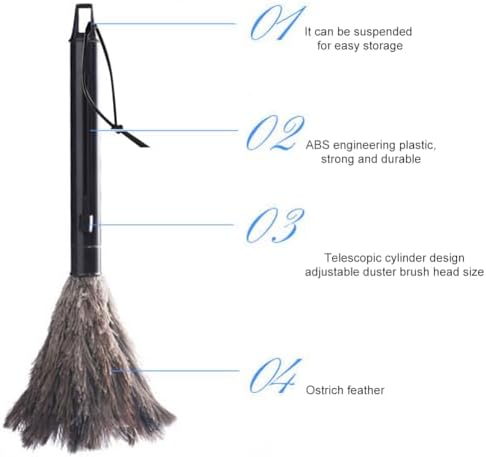 2‑Pack Retractable Ostrich Feather Duster - Image 6