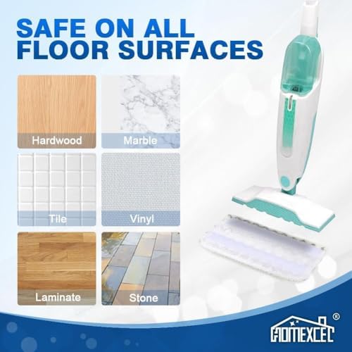 HOMEXCEL Steam Mop Replacement Pads 4 Pack, Reusable Microfiber Pads - Image 7