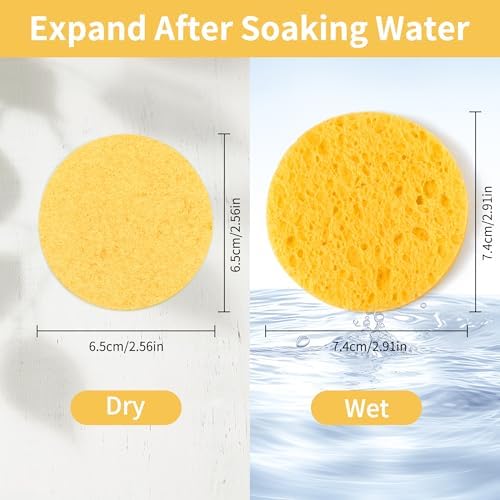 100-Count Compressed Facial Sponges - Image 3