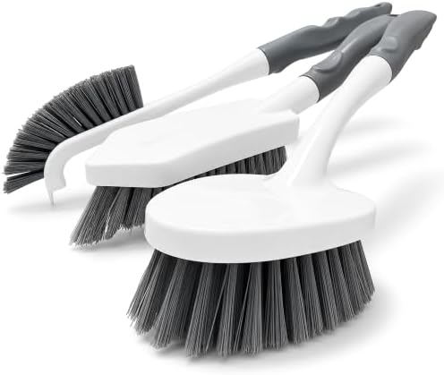 3PCS Heavy Duty Scrub Brush Set by Bluocean