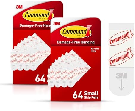 Command Small Refill Adhesive Strips, Damage Free Hanging Wall Adhesive Strips by Command