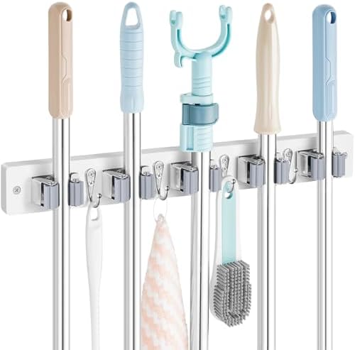 OUTNILI Mop and Broom Holder Wall Mount by OUTNILI