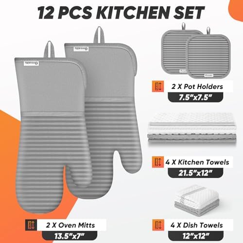 Oven Mitts Kitchen Towels and Dishcloths - Image 2