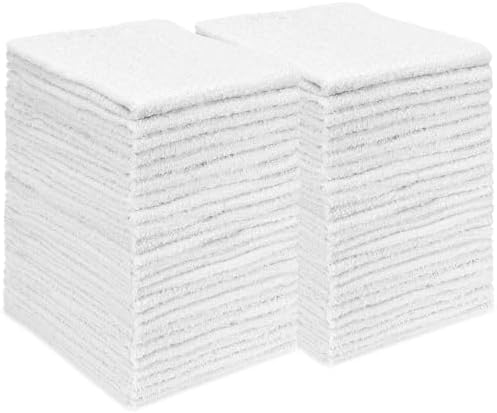 S&T INC. Cotton Terry Cleaning Towels, 48 Pack by STINC