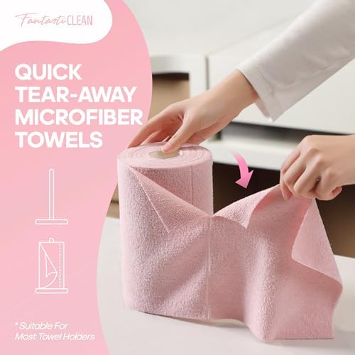 Fantasticlean Microfiber Cleaning Cloth Roll 120 Pack - Image 2