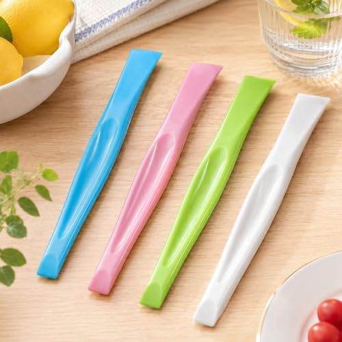 4 Pcs Multipurpose Plastic Cleaning Scraper No-Scratch Sticker & Label Remover - Image 7