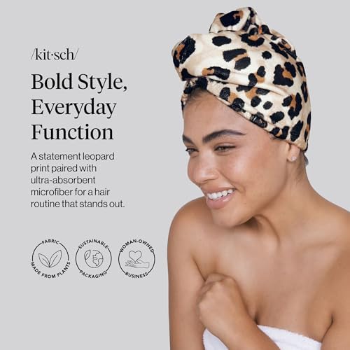 Kitsch Microfiber Hair Towel Wrap - Image 2