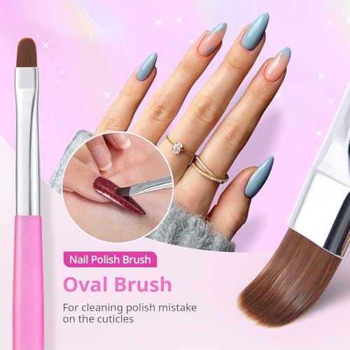 AIRSEE Nail Art Clean Up Brushes - Image 5