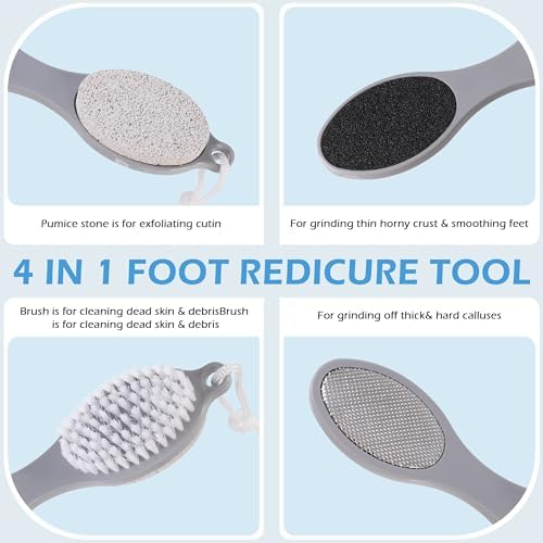 3 Pcs 4-in-1 Foot Scrubber Brush - Image 3