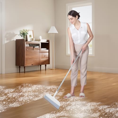 PRATIQUE 53.5-Inch White Rubber Broom Squeegee - Image 3