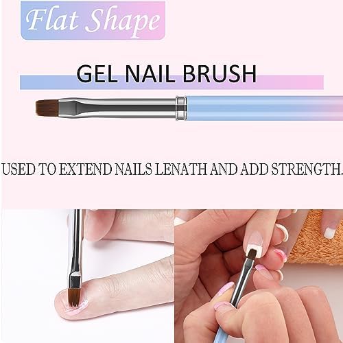 3Pcs Nail Art Clean Up Brushes, - Image 3
