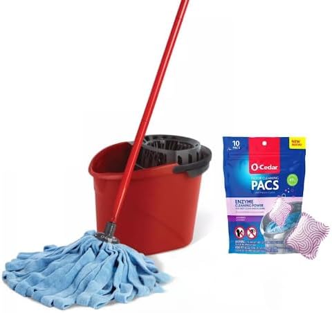 O-Cedar Quickwring Bucket & MF Cloth Mop + 1 Lavender PAC by Unknown