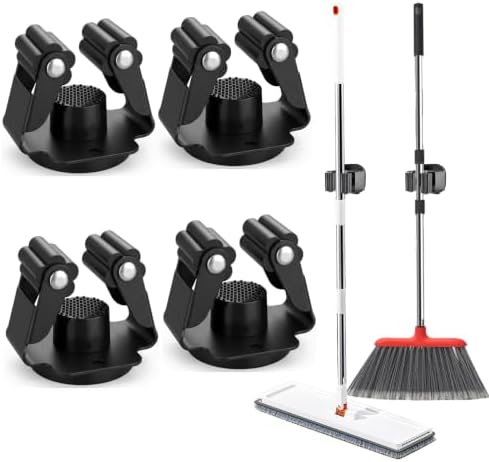 4 Pack Strong Magnetic Broom Holder by Unknown