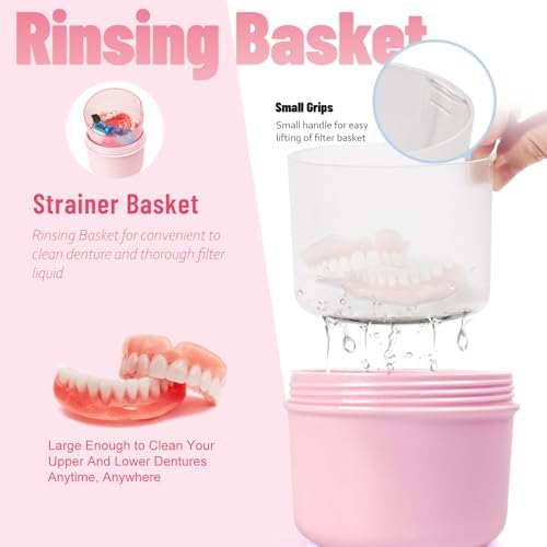 Leak Proof Travel Denture Bath Case - Image 5