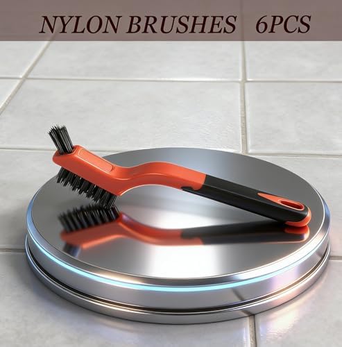 6 Pack Non Scratch Nylon Cleaning Brushes - Image 5