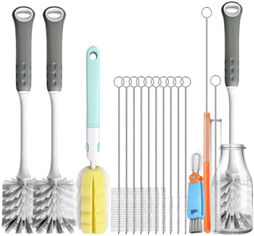 14 Pcs Bottle Brush Cleaner Set by AONEZ
