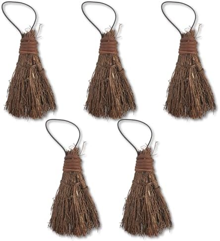 Pumpkin Spice Scented Broom 5-Pack – 3 in Rustic Broom by Unknown