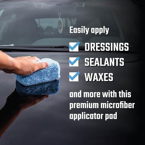 Chemical Guys, Premium Microfiber Applicator Pads, Soft Foam Core, 2 Pack - Image 5