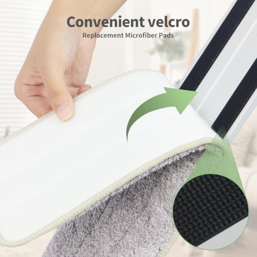 CQT 18" Commercial Flat Microfiber Floor Mop Cleaning System - Image 5