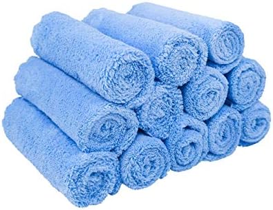 Kyapoo Baby Washcloths 12 Pack 12x12 Inches Microfiber Coral Fleece Extra - Image 6