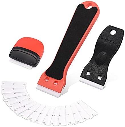 FOSHIO Plastic Razor Blades 200PCS Double Edged 1.5 Inch Suit - Image 2