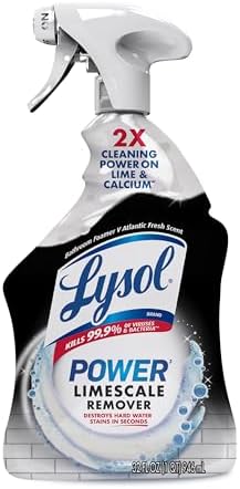 Lysol Power Limescale Removing Bathroom Cleaner Spray, 32 oz by Lysol