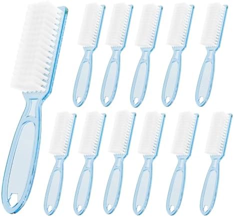 SQULIGT 12 Pcs Handle Grip Cleaning Brushes, Hand Fingernail Nail Scrub by SQULIGT