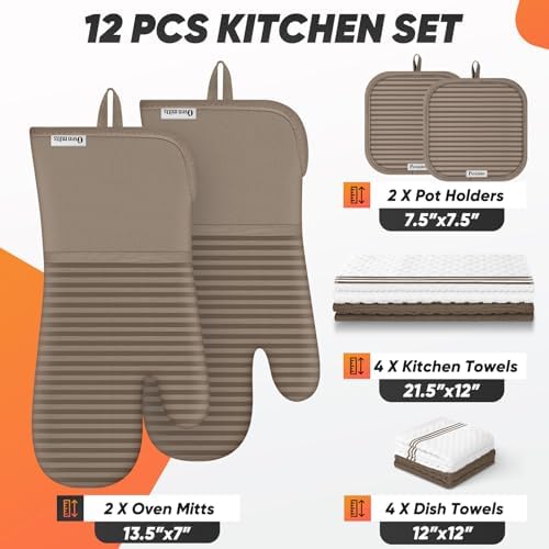 Oven Mitts Kitchen Towels and Dishcloths - Image 2