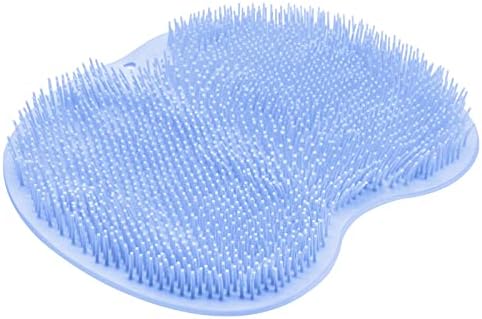 Shower Foot Scrubber Mat Back Washer Back Exfoliating Bath Wash Pad Wall by SZZYXD