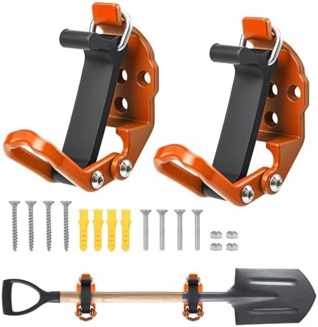2 Pack Shovel Holder Wall Mount by Unknown
