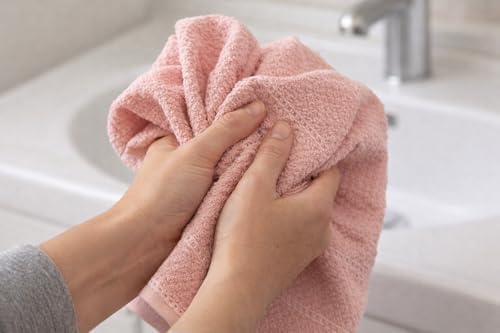 Light Pink Kitchen Hand Dish Towels, 100% Cotton - Image 5