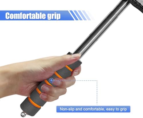 Car Windshield Cleaner Tool, Retractable Rearview Mirror Brush - Image 4