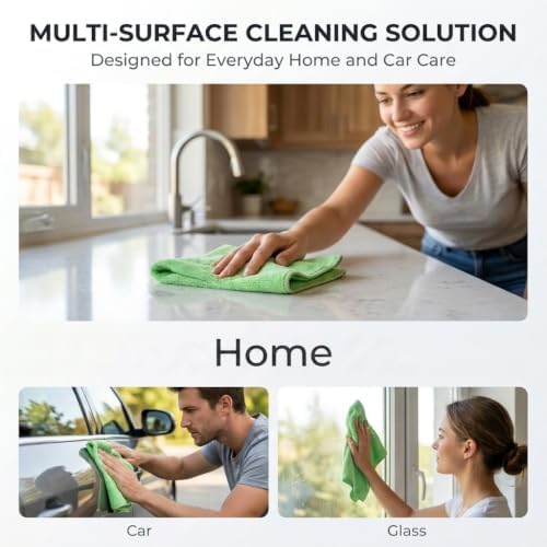 12 Pack Microfiber Cleaning Cloth - Image 7