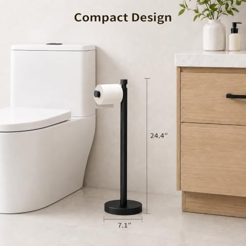 YUMORE Toilet Paper Holder Stand - Image 2