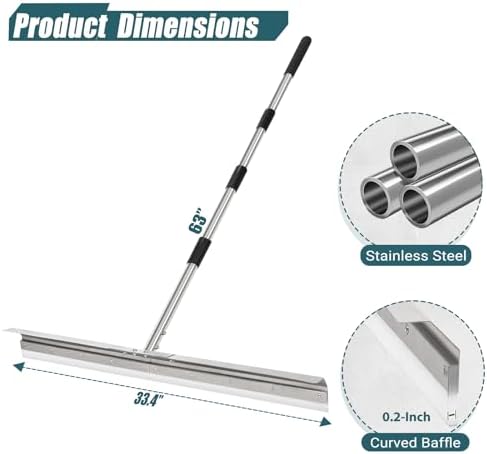 Heavy-Duty Large Floor Squeegee - Image 2