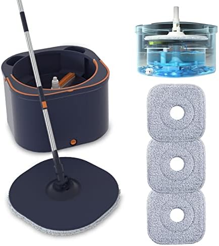 Flat Floor Mop and Bucket System Set by KULAMOONLIFEHOUSE