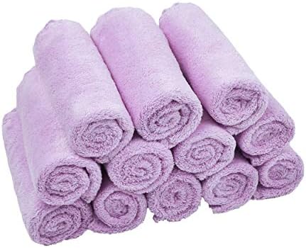 Kyapoo Baby Washcloths 12 Pack 12x12 Inches Microfiber Coral Fleece Extra - Image 5