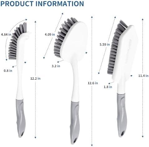 3PCS Heavy Duty Scrub Brush Set - Image 2