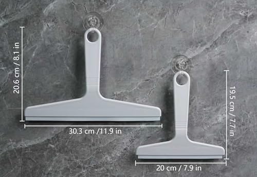 New Talent 2 PCS Shower Squeegee White, - Image 2