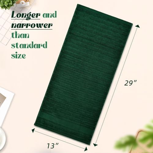Jacquotha 4-Pack Hand Towels Ribbed – Kitchen & Bathroom - Image 5