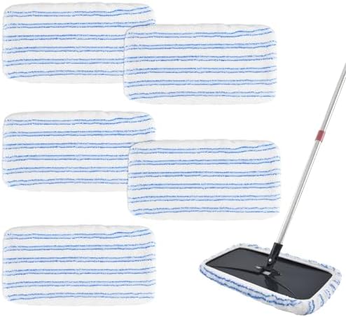 5 Pack Mop Heads Replacements for Ocedar Hardwood Floor 'N More Microfiber Mops by Heuihm