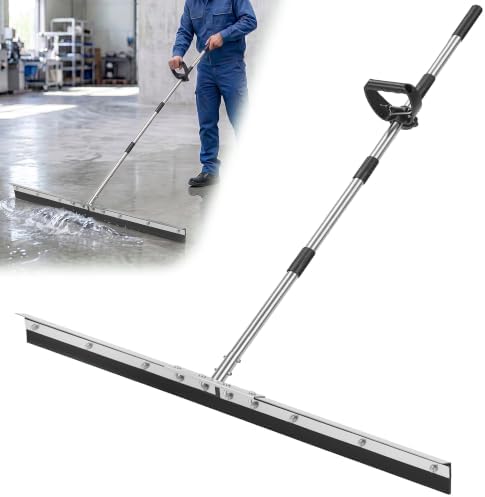 33.4" Large Floor Squeegee for Concrete, Heavy Duty Silicone Blade by SFAED