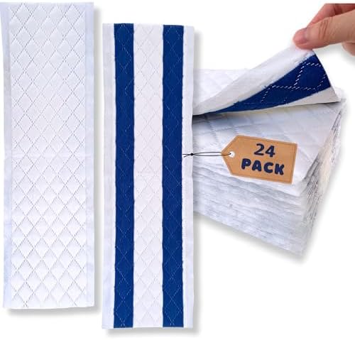 24-Pack Disposable Microfiber Pads by Flammi