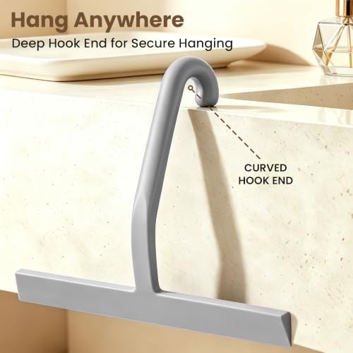 10 Inch Silicone Shower Squeegee - Image 4