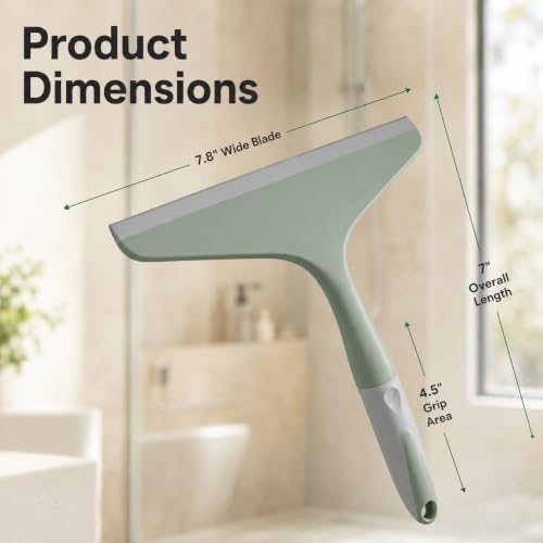 2-Pack Shower Squeegee for Glass Doors & Window - Image 2