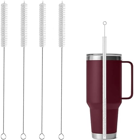 ClDYAUST Straw Cleaner Brush for Stanley Cup, Straw Cleaning Brush by 304 by CIDYAUST