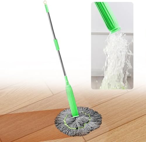 2 in 1 Dehydrated Mop, Self-Wringing Twist Mops by BomKra