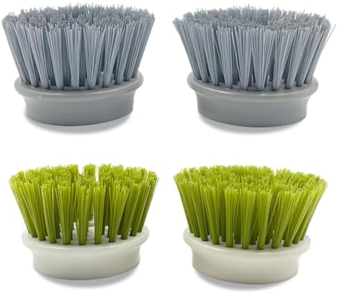 Palm Brush Refills, Dish Brush Replacement Head, 4 Pack by UGWKivd