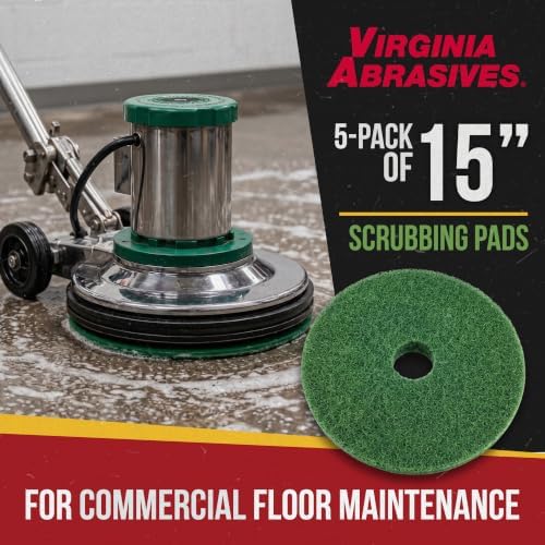 Green Floor Maintenance Pads, Deep Cleaning & Light Stripping - Image 4